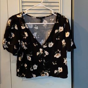Floral Crop Top